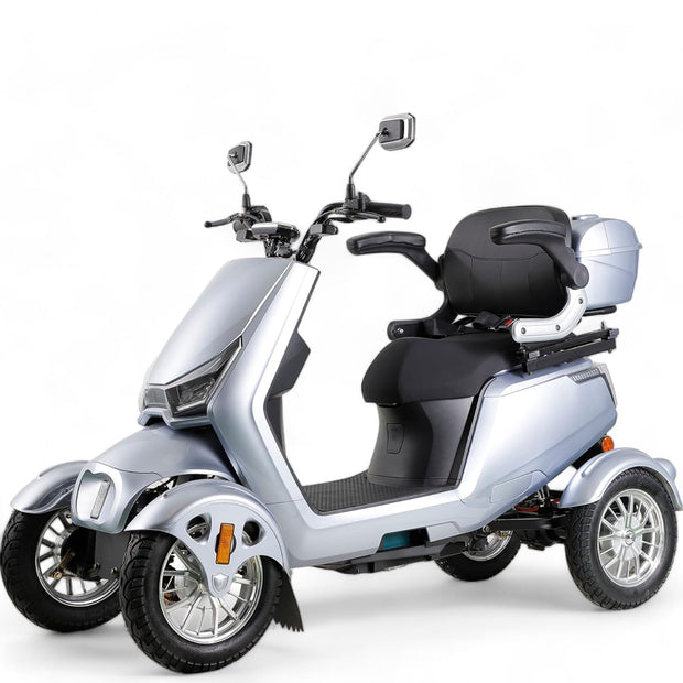 Silver Electric  Scooter