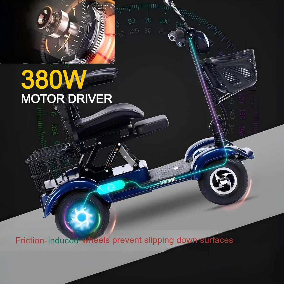 Red Electric  Scooter