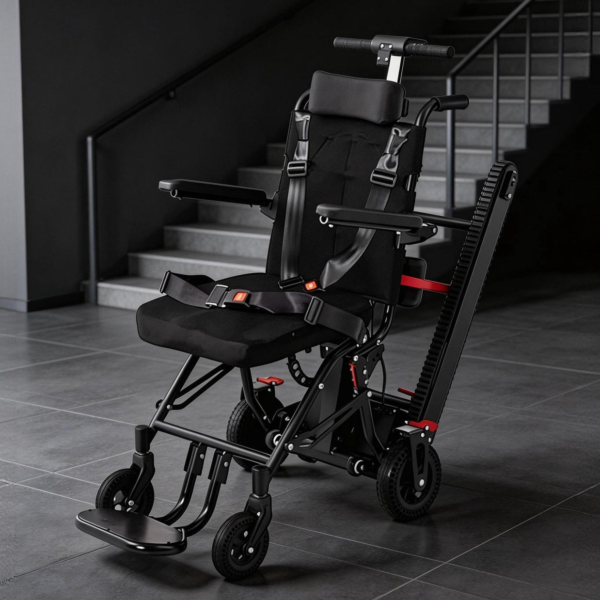 Black  Split Stair Climber