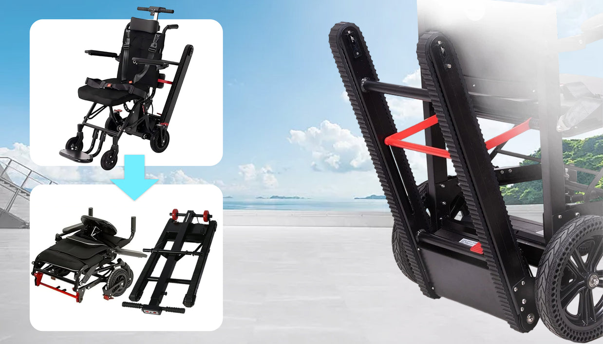 Black  Split Stair Climber